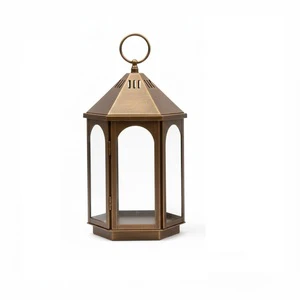 Antique Finished Elegant Handmade Customizable Iron Metal Lantern Hurricane Lamp for Home & Garden Decor for Christmas & Easter