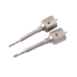 TGS SDS/MAX Hex Adapter Masonry Drill Bit for Concrete Stone Walls with Connecting Rod