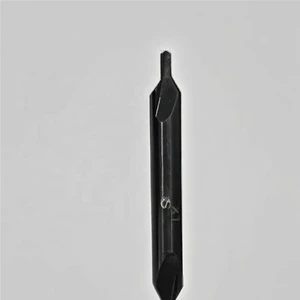 Customized Spot Positioning High-Speed Steel 2-Edge Grade Precision Cutting Edge 120 Point Angle 10mm Shank Center Drill for
