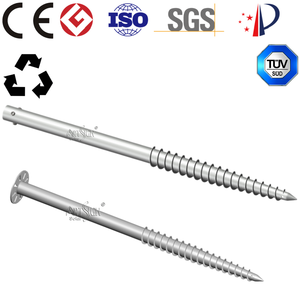 ARTSIGN Hot Dip Galvanized Steel Ground Screw Anchor for Secure Long Lasting Solar Panel Mounting Various Soil Types