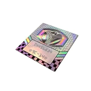 High Quality Laser Security Holographic Sticker Scratch Off QR Code Serial Number 3D Hologram Label Sticker