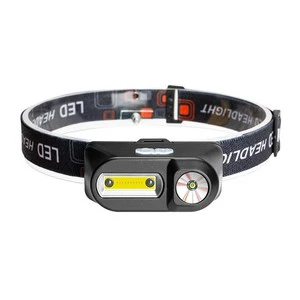 LED Headlamp Head Flashlight Night Fishing Head Lamp Rechargeable Batteries Light Weight