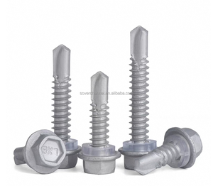 Hight Quality Customizable Hex Drive Self Drilling Screw Nails Metric Size Steel Screws