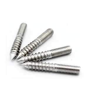 Stainless Steel Double Head Wood Thread Hanger Bolt