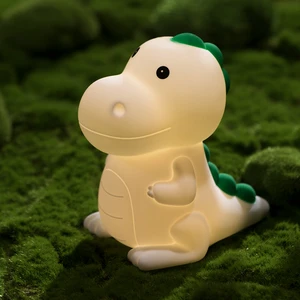 Children Baby Nachtlicht Animal LED Sleep Light Dinosaur Pat Lamp Nursery Nightlight Silicone Night Lamp for Baby Kid Room