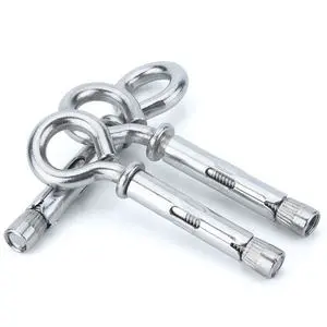 304 Stainless Steel Expansion Hook Bolts Heavy Duty Wall Anchors Concrete Anchor 6mm-20mm Diameter For Hanging
