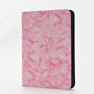 Custom A4 A5 A6 Leather Cover 6 Ring Binder Agenda Organizer Soft Cover Leather Journal Planer With Pen Holder And Card Inserts
