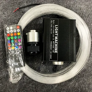16W RGBW Twinkle Led Fiber Optic Lights Ceiling Car Decoration Party LED Fiber Optic Light