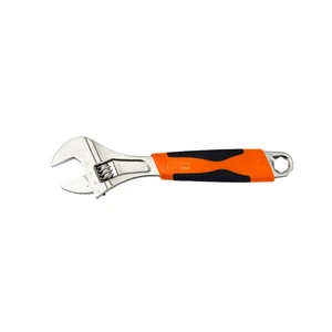 Adjustable 6/8/10/12 Inch High Carbon Steel Wrench with Deep Jaw and Wide Opening Spanner Chrome Finish OEM Customizable