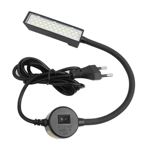 Dimmable Industrial Lighting 30 LED Gooseneck Working Lamp Lathe Sewing Clothing Machine Light Home Sewing Machine Accessories