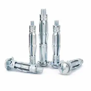 Steel Hollow Gecko Galvanized Philiips Pan Head Expansion Bolt M4-M8 GB Standard for Gypsum Board and Hollow Wall