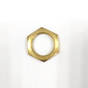 Chinese Factory Supplier Price DIN 934 ASME ANSI B 18.2.4.1M B 18.2.2 8 10 12 M4-M100 Brass Plated Hex Jam Nut Thin Nut