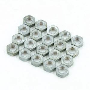 Foreign Trade Cross-border Hot-dip Galvanized High-strength DIN934 Fastener M10 Fine Hexagonal Nut