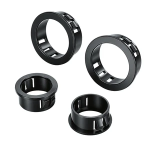 Round Snap-in Plastic Bushing Plastic Snap-in Cable Grommet, Wire Protection Sleeve Seal Ring