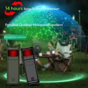 Eco-Friendly Rechargeable ABS Electric Mosquito Killer Lamp Outdoor Waterproof Fly Zapper Multi-Function Power Bank Emergency