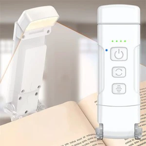 Portable Rechargeable LED Book Lamp for Kids Bedroom Reading Light with 3 Color Modes & 5 Brightness Levels