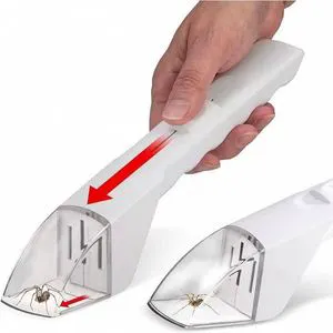 New Design Handheld ABS Bug Zapper Trap Solid State Insect Catcher for Spiders Custom Pest Control