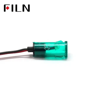Flin 12.5mm 24v Led Plastic Indicator Light Led Indicator Lamp Red Green Indicator Led signal Lamp