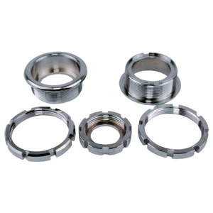 OEM High Precision Wear Resistant Steel Bushing, Internal and External Thread CNC Machining Mechanical Parts