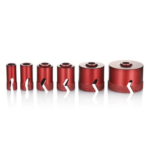 Factory Wholesale Diamond Core Drill Bit Small Vacuum Cor Drill Bit Set for Brick Wall Asphalt Reinforced Concrete