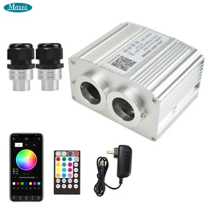 App Control Led Rgb Twinkle 20W Fiber Optic Light Engine Fiber Optic Light Source
