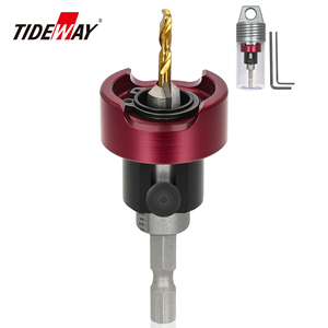 TIDEWAY Tile Countersink Carbide Tip Core Drill Bit 80MM Wood Cutting Drilling Power Tools Woodworking China Customized Support