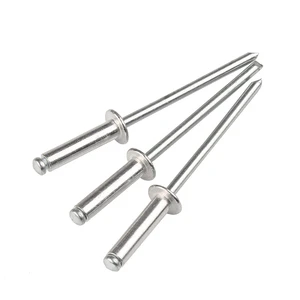 Aluminum 25mm 4.8mm Rivet Stainless Steel Blind Rivets Round Head Rivet For Automotive Chassis Screw Brake Lining Rivet Machine