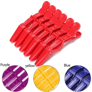 Brand New Durable Plastic Alligator Clip Hairdressing Clip Non-Slip Barber Shop Hairdressing Tool