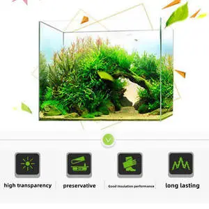 Customized Ultra Clear Glass Aquarium Tank Desktop For Commercial Exhibition