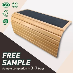 Trending WDF OEM Bamboo Sofa Armrest Organizer Cup Coaster Couch Sofa Arm Cup Holder Tray Table Bamboo Sofa Arm Tray