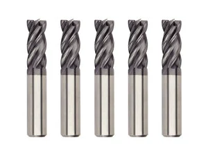 Kennametal HARVI I TE Solid Carbide 4 Flute Radiused End Mill For Dynamic Milling Steel Stainless Steel Titanium Alloy Machining