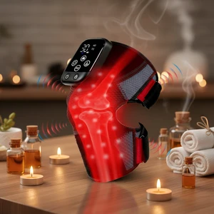 Cross-border Red Light Therapy Knee Brace 72-Light Infrared Smart Electric Heating Massager Vibrating Hot Compress 5000mAh
