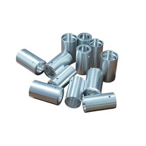 Thread Bushing Aluminum Round Threaded Nuts Stainless Steel CNC Turning Machine All Thread Tube Sleeve