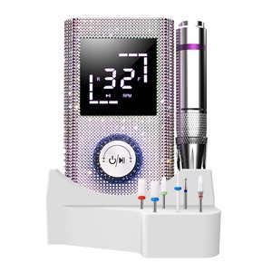 Rechargeable Nail Drill 45000 RPM Professional Electric Cordless E File Portable Manicure Kit For Salon Home