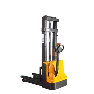 New Electric Lifting Pallet 1 Ton Hydraulic Hand Forklift Stacker With Lifting Motor