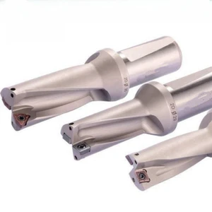 GLOWON ZZXSF Type CNC Drilling Tools Indexable High Speed Carbide Single Blade Bit 10/12/16mm Shank for Machine High Speed Drill