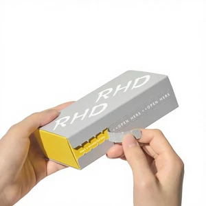 Custom Logo Printing Rigid Cosmetic Box with Glossy Lamination & Embossing UV Advantage Paper Packaging for Skin Care Serum