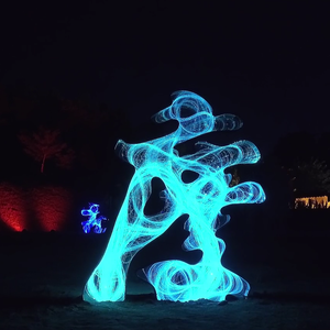Outdoor Landscape Optical Fiber Decoration Christmas Grand Light Holiday Lighting Garden Light