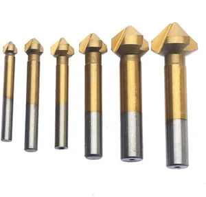 Wholesale Custom Titanium Chamfer Chamfering Cutter End Mill HSS Countersink Center Drill Bits Sets