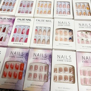 OEM ODM Cat Eye Long Oval Fake Nails Eco Friendly ABS Resin Press On Nails Easy DIY Manicure For Salon And Home Use