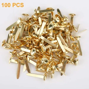 Durable Brad Fasteners with Brass Plating, Suitable for Multiple Installation Scenarios in daily use
