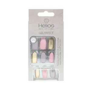 Golden Press-On Nails Barcode 800307811664 Item Code PEMN025