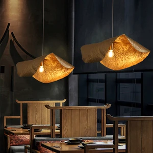 All-Copper Hand-Hammered LED Gold Lotus Leaf Chandelier For Hotel Lobby Restaurant Dining Rooms-Zhongshan Style