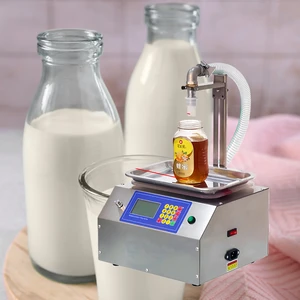 Small Bottle Honey Semi Automatic Filling Machine Manufacturers Wholesale Shampoo Cosmetic Cream Plastic Paste Sesame Affordable
