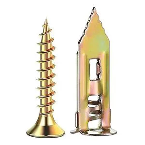 Type Driven Gecko Expansion 12x40mm Metric Zinc Plated Steel Gypsum Board Special Screws Expansion Nail Inserts ISO Standard
