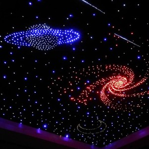 Fiber Optic Starry Sky Light Kit Twinkle Sensory Strand Optical Fibres RGB Twinkle LED Fiber Optic Star Ceiling Lamp