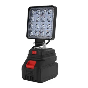 Hot Sale Industrial Waterproof Outdoor Work Light Rechargeable LED Brushless Motor 27W Portable Job Site Light Battery Power