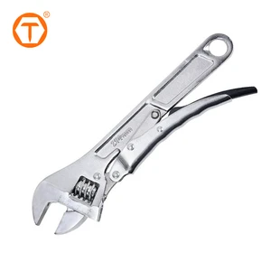 Sinotools 10 Inch Jaw Metric Locking Adjustable Wrench