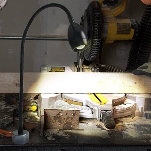 Portable LED Tube Lamp for Lathe & Milling Flexible Bench Light for Sewing Machine for Workshop & Hotel Use