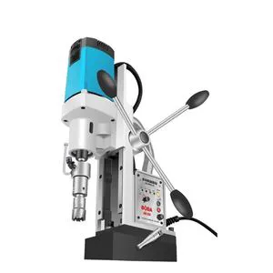 Industrial Magnetic Suction Drill with 1500W Power and 13000N Suction Portable Table Drill for Core and Hollow Drilling
